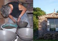 Michel Perfetti dans son atelier